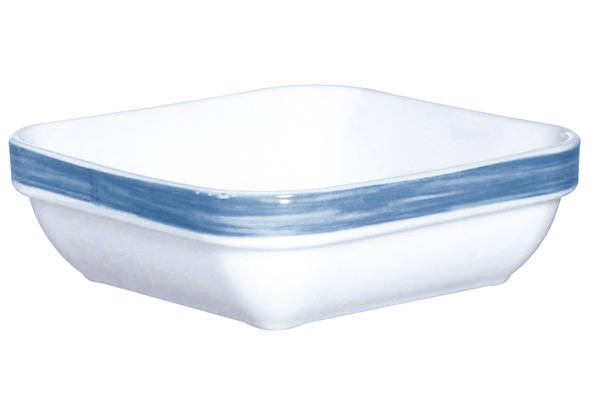 Arcoroc Brush Blue Jean Schale rechteckig 11x11cm